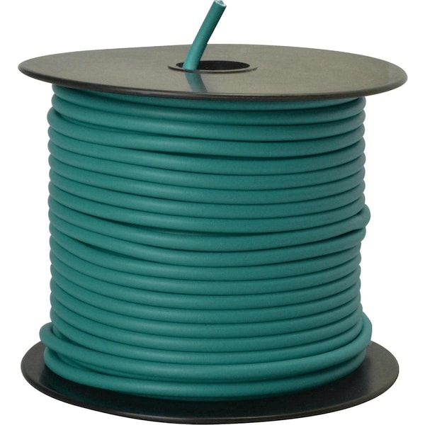 Road Power Primary Wire, 12 AWG, 1C, Green, 100 ft. 55678923 - main